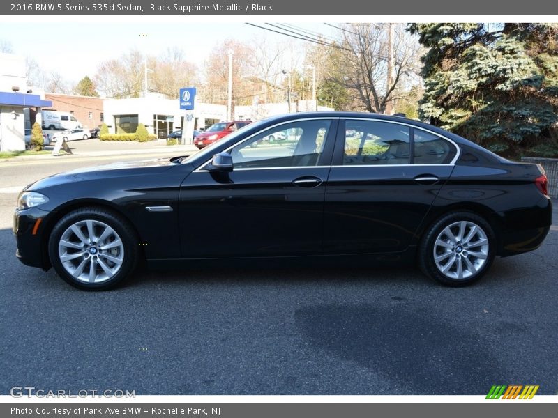 Black Sapphire Metallic / Black 2016 BMW 5 Series 535d Sedan