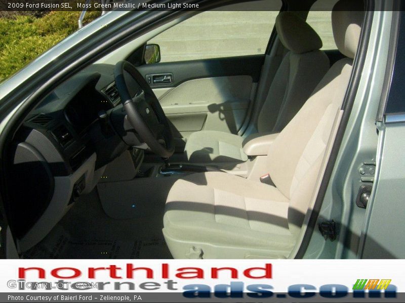 Moss Green Metallic / Medium Light Stone 2009 Ford Fusion SEL