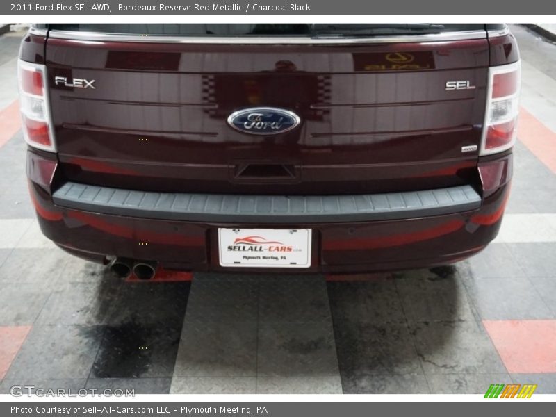 Bordeaux Reserve Red Metallic / Charcoal Black 2011 Ford Flex SEL AWD