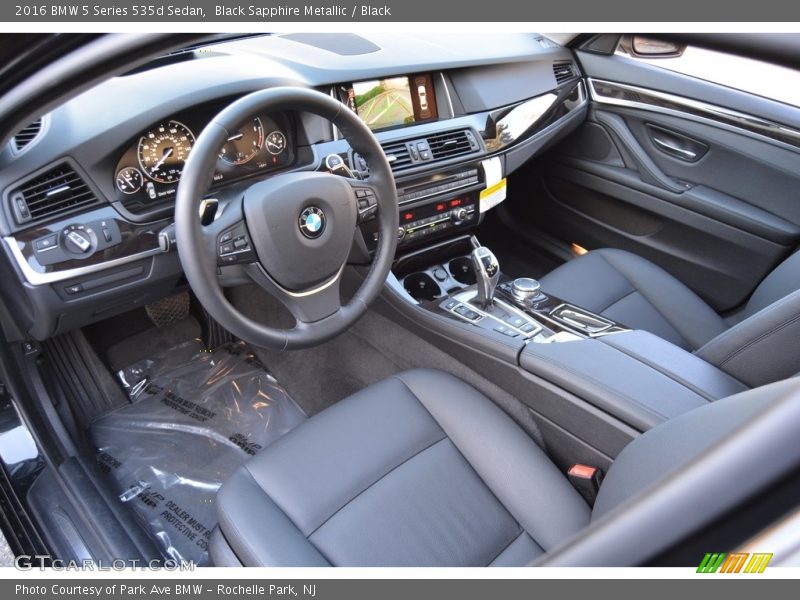 Black Sapphire Metallic / Black 2016 BMW 5 Series 535d Sedan