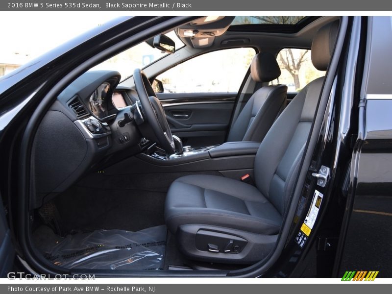 Black Sapphire Metallic / Black 2016 BMW 5 Series 535d Sedan