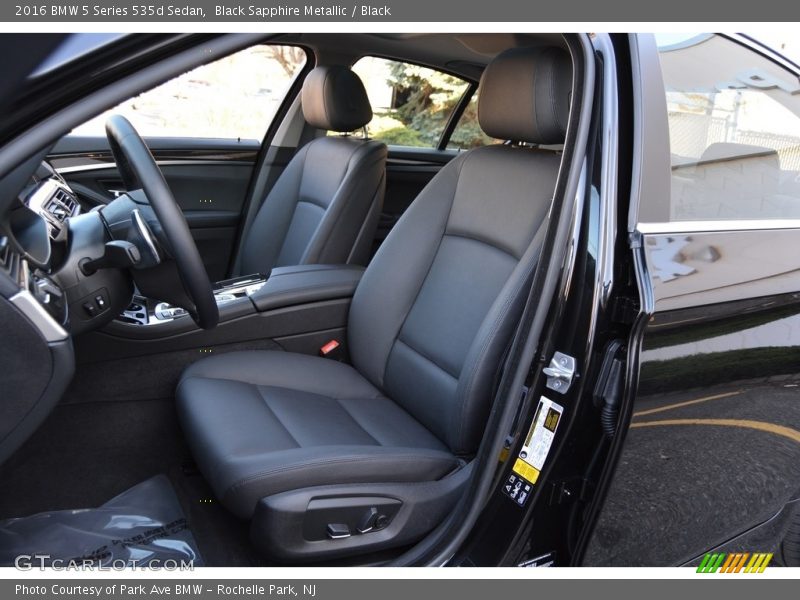 Black Sapphire Metallic / Black 2016 BMW 5 Series 535d Sedan