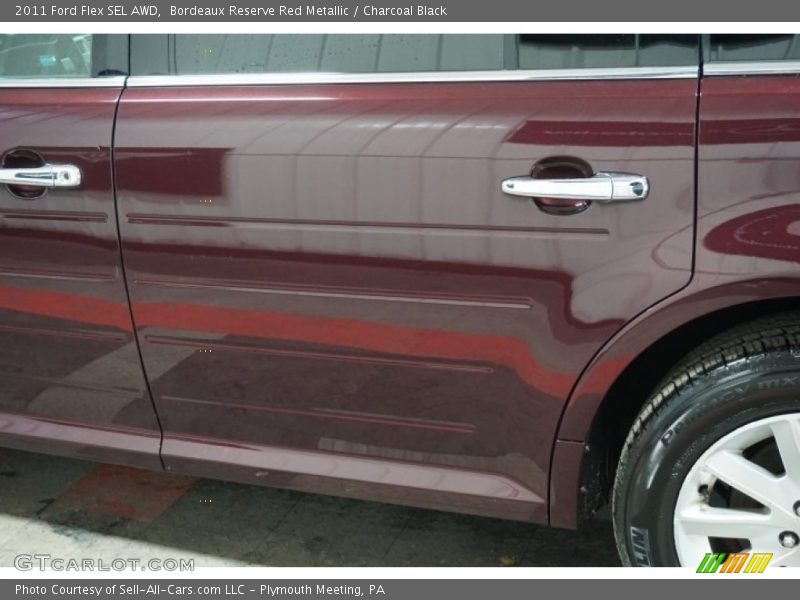 Bordeaux Reserve Red Metallic / Charcoal Black 2011 Ford Flex SEL AWD