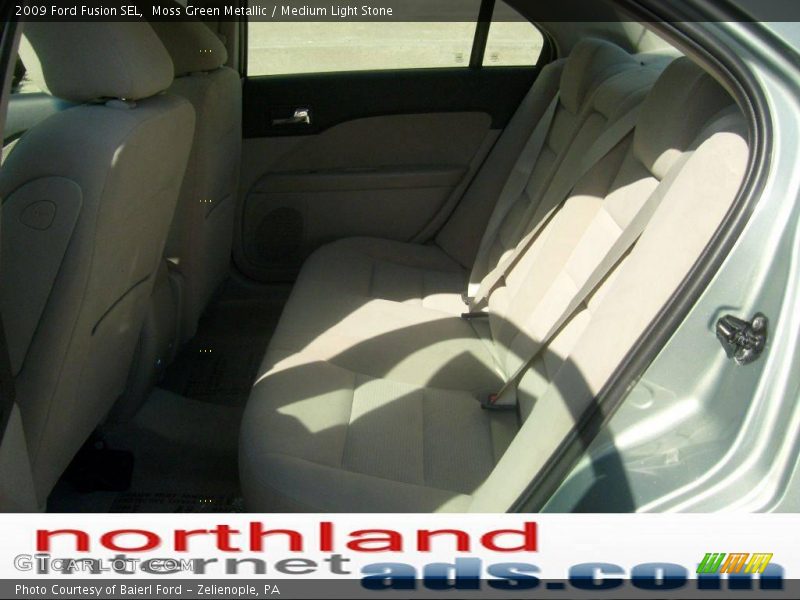 Moss Green Metallic / Medium Light Stone 2009 Ford Fusion SEL