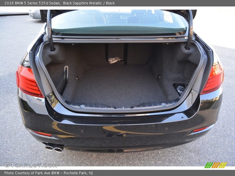 Black Sapphire Metallic / Black 2016 BMW 5 Series 535d Sedan