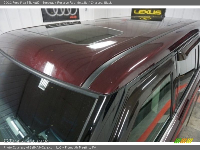 Bordeaux Reserve Red Metallic / Charcoal Black 2011 Ford Flex SEL AWD