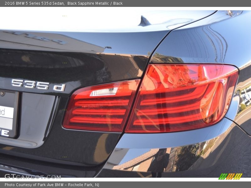 Black Sapphire Metallic / Black 2016 BMW 5 Series 535d Sedan