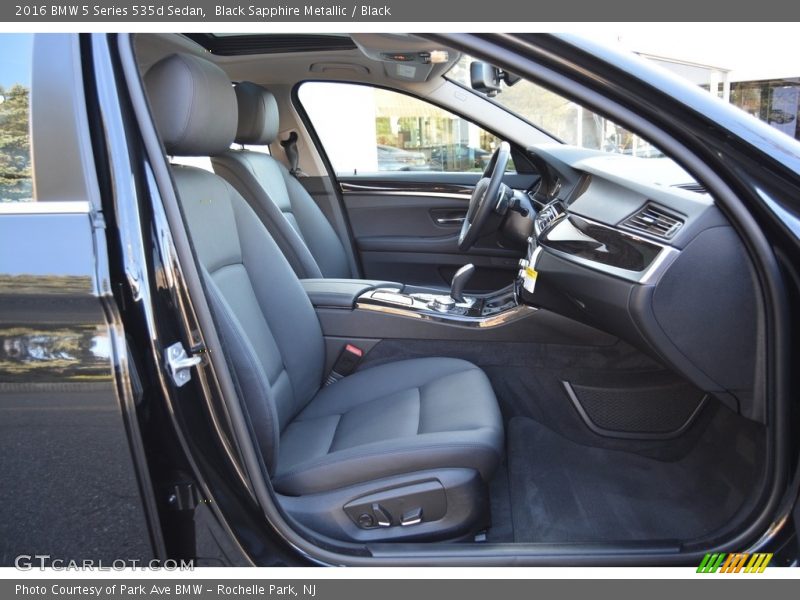 Black Sapphire Metallic / Black 2016 BMW 5 Series 535d Sedan
