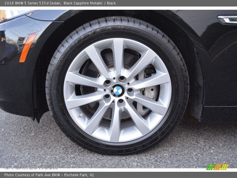 Black Sapphire Metallic / Black 2016 BMW 5 Series 535d Sedan