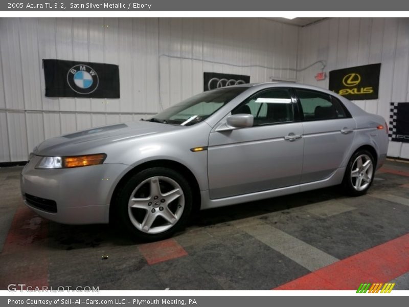 Satin Silver Metallic / Ebony 2005 Acura TL 3.2
