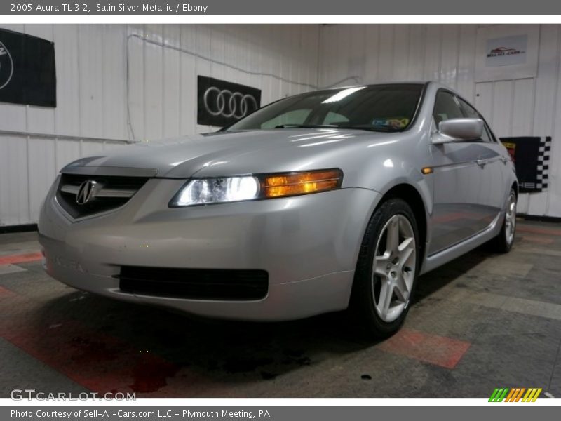 Satin Silver Metallic / Ebony 2005 Acura TL 3.2