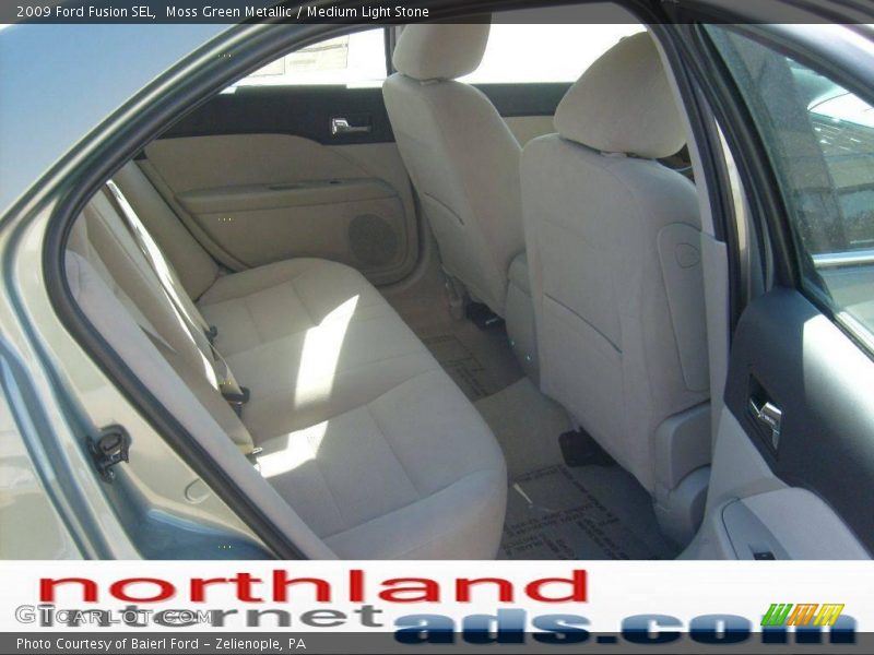 Moss Green Metallic / Medium Light Stone 2009 Ford Fusion SEL