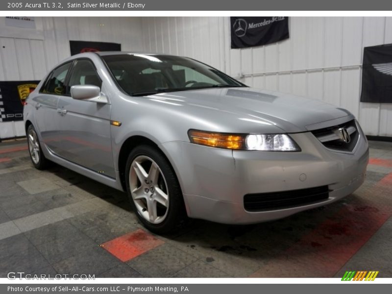 Satin Silver Metallic / Ebony 2005 Acura TL 3.2