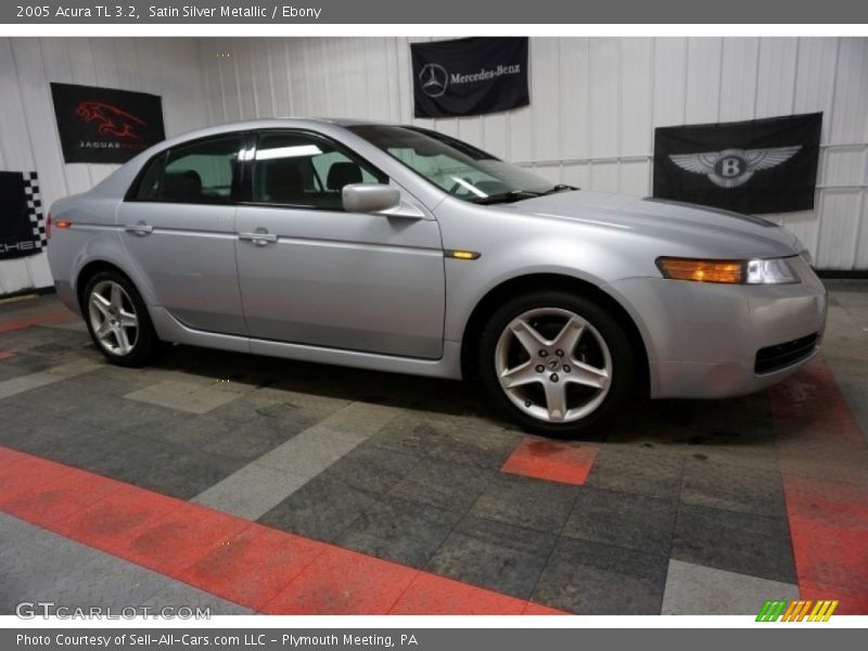 Satin Silver Metallic / Ebony 2005 Acura TL 3.2