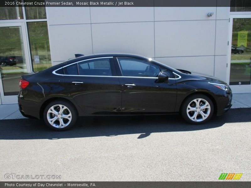 Mosaic Black Metallic / Jet Black 2016 Chevrolet Cruze Premier Sedan