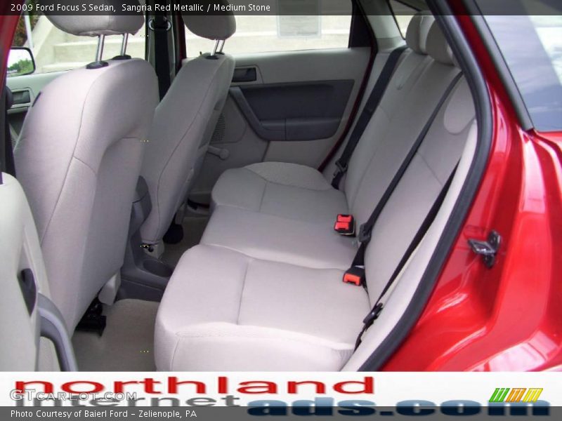 Sangria Red Metallic / Medium Stone 2009 Ford Focus S Sedan