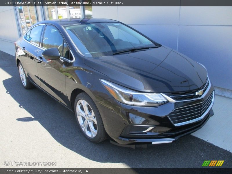 Mosaic Black Metallic / Jet Black 2016 Chevrolet Cruze Premier Sedan