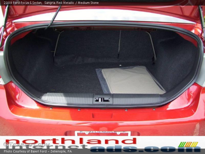 Sangria Red Metallic / Medium Stone 2009 Ford Focus S Sedan