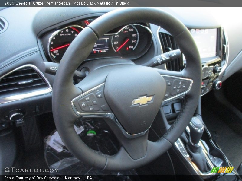 Mosaic Black Metallic / Jet Black 2016 Chevrolet Cruze Premier Sedan