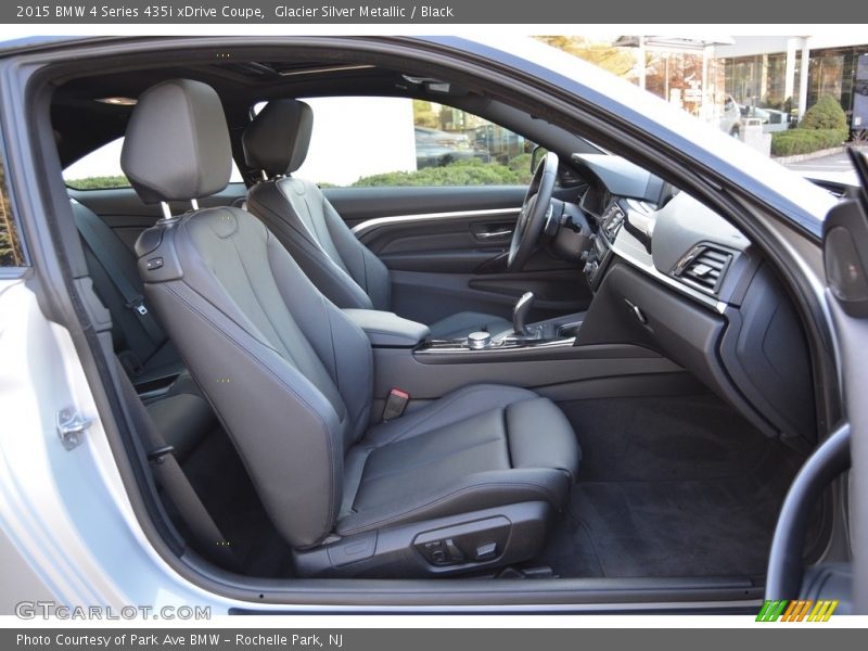 Glacier Silver Metallic / Black 2015 BMW 4 Series 435i xDrive Coupe