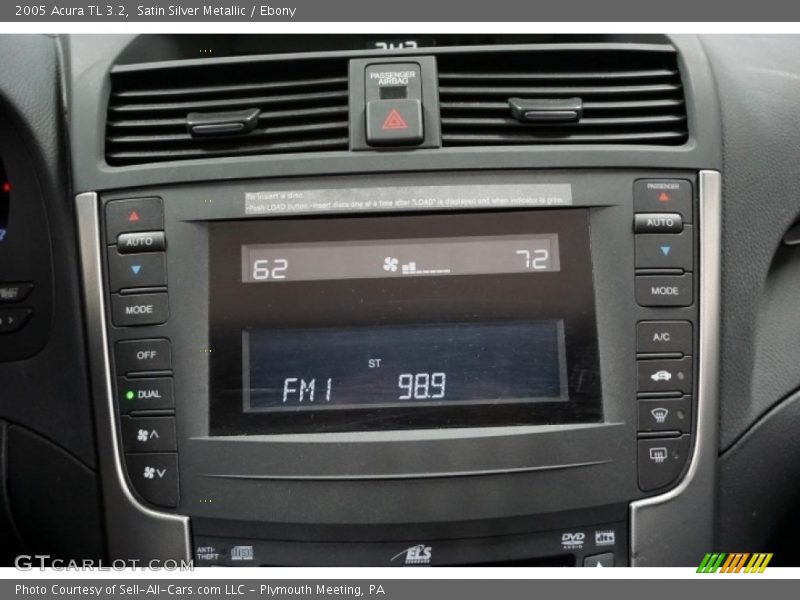 Satin Silver Metallic / Ebony 2005 Acura TL 3.2