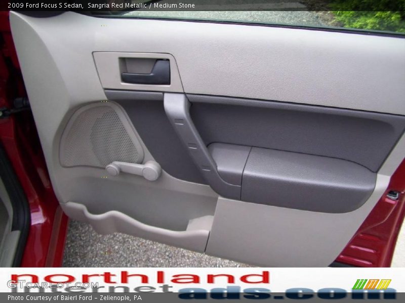 Sangria Red Metallic / Medium Stone 2009 Ford Focus S Sedan