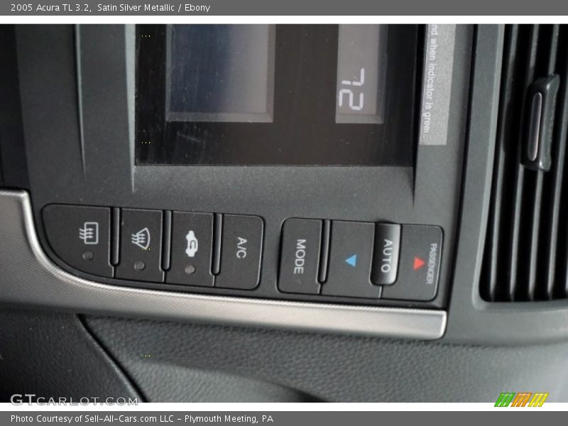 Satin Silver Metallic / Ebony 2005 Acura TL 3.2