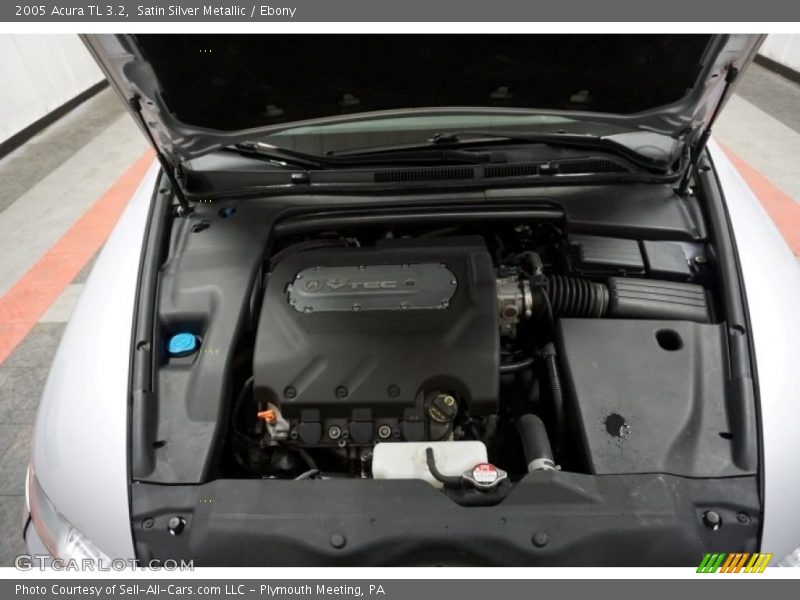 Satin Silver Metallic / Ebony 2005 Acura TL 3.2
