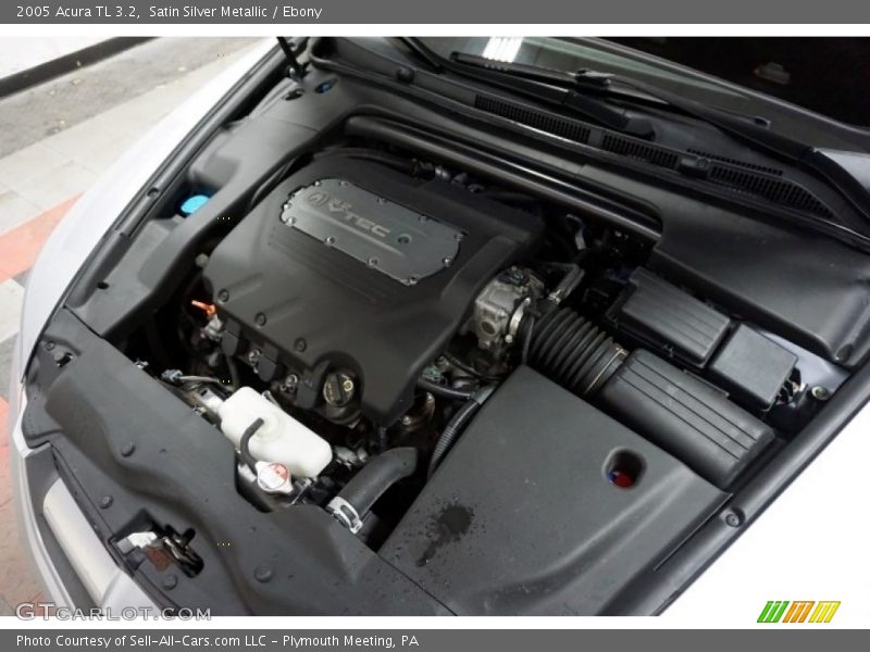 Satin Silver Metallic / Ebony 2005 Acura TL 3.2