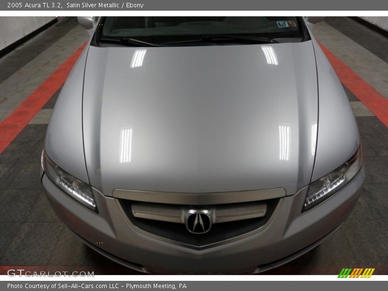 Satin Silver Metallic / Ebony 2005 Acura TL 3.2