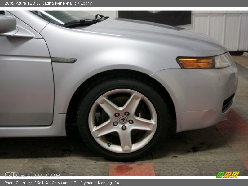 Satin Silver Metallic / Ebony 2005 Acura TL 3.2