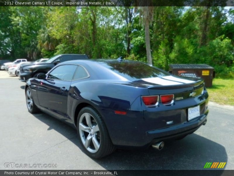 Imperial Blue Metallic / Black 2012 Chevrolet Camaro LT Coupe