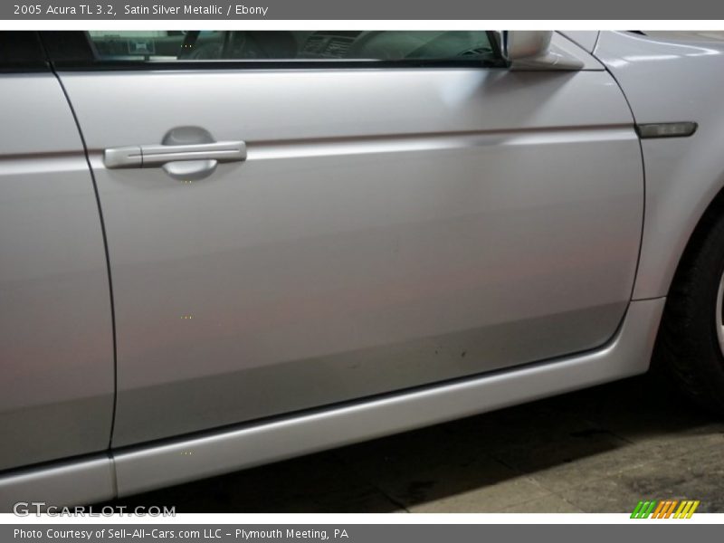 Satin Silver Metallic / Ebony 2005 Acura TL 3.2