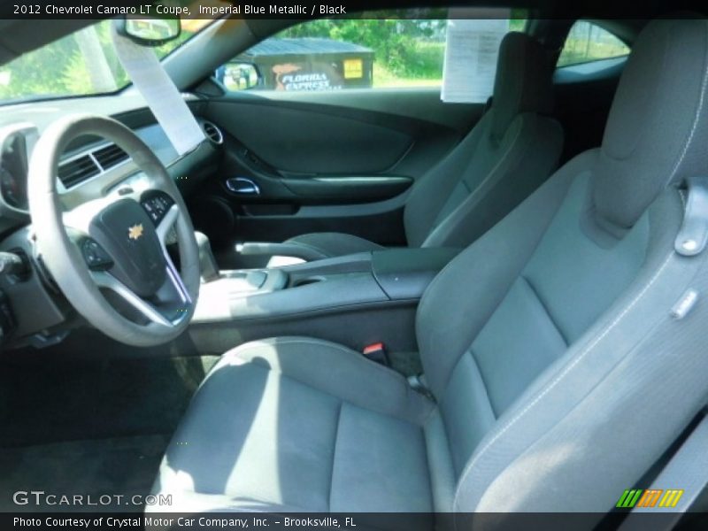 Imperial Blue Metallic / Black 2012 Chevrolet Camaro LT Coupe