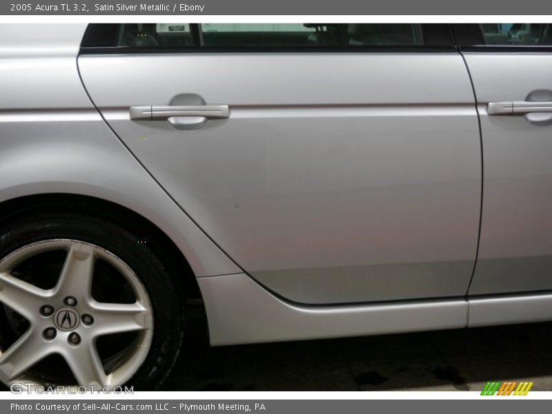 Satin Silver Metallic / Ebony 2005 Acura TL 3.2