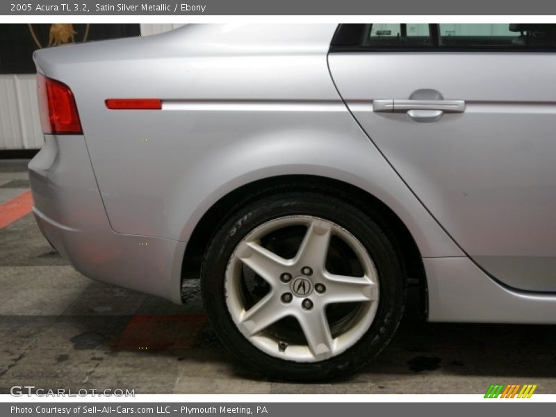 Satin Silver Metallic / Ebony 2005 Acura TL 3.2