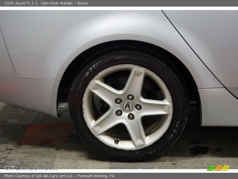 Satin Silver Metallic / Ebony 2005 Acura TL 3.2