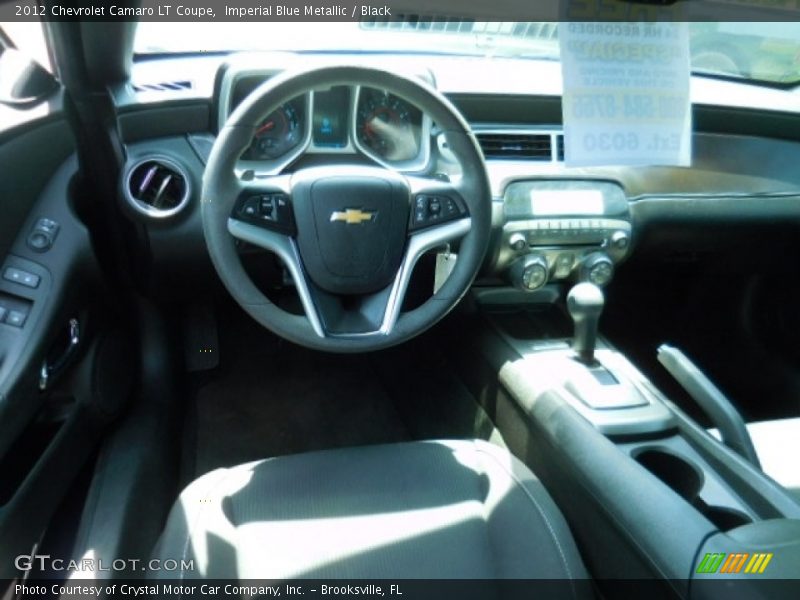 Imperial Blue Metallic / Black 2012 Chevrolet Camaro LT Coupe