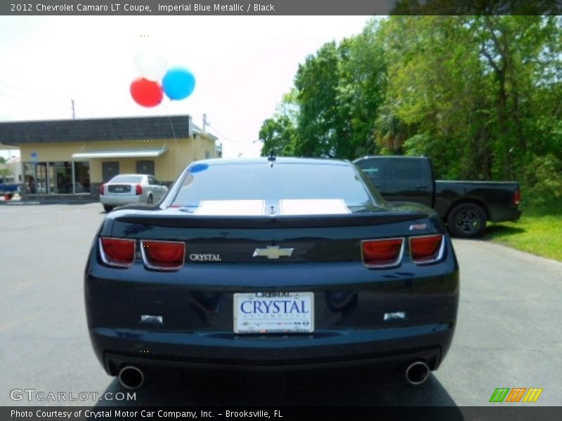 Imperial Blue Metallic / Black 2012 Chevrolet Camaro LT Coupe