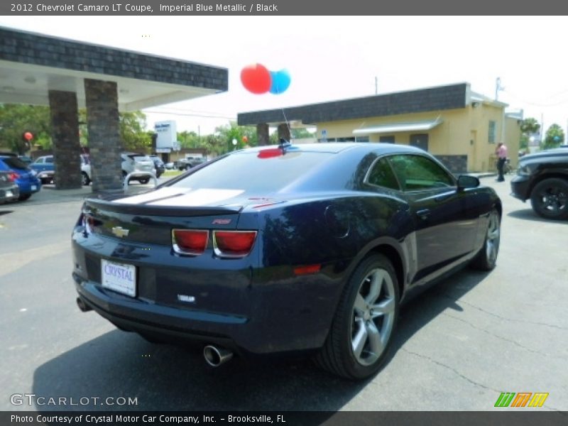 Imperial Blue Metallic / Black 2012 Chevrolet Camaro LT Coupe