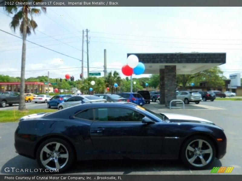 Imperial Blue Metallic / Black 2012 Chevrolet Camaro LT Coupe