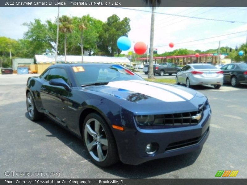 Imperial Blue Metallic / Black 2012 Chevrolet Camaro LT Coupe