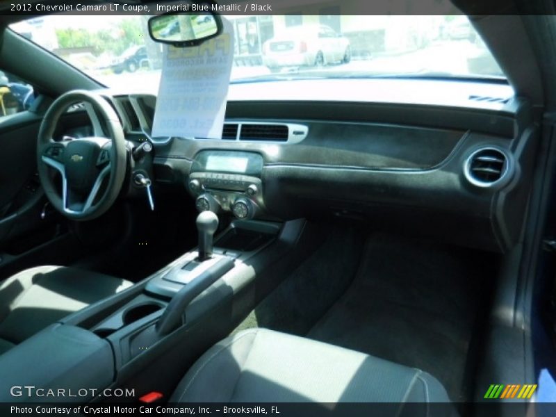 Imperial Blue Metallic / Black 2012 Chevrolet Camaro LT Coupe