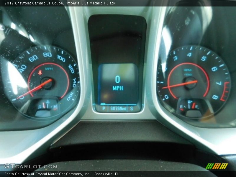 Imperial Blue Metallic / Black 2012 Chevrolet Camaro LT Coupe