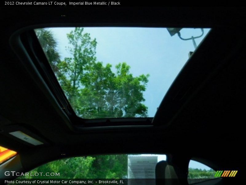 Imperial Blue Metallic / Black 2012 Chevrolet Camaro LT Coupe