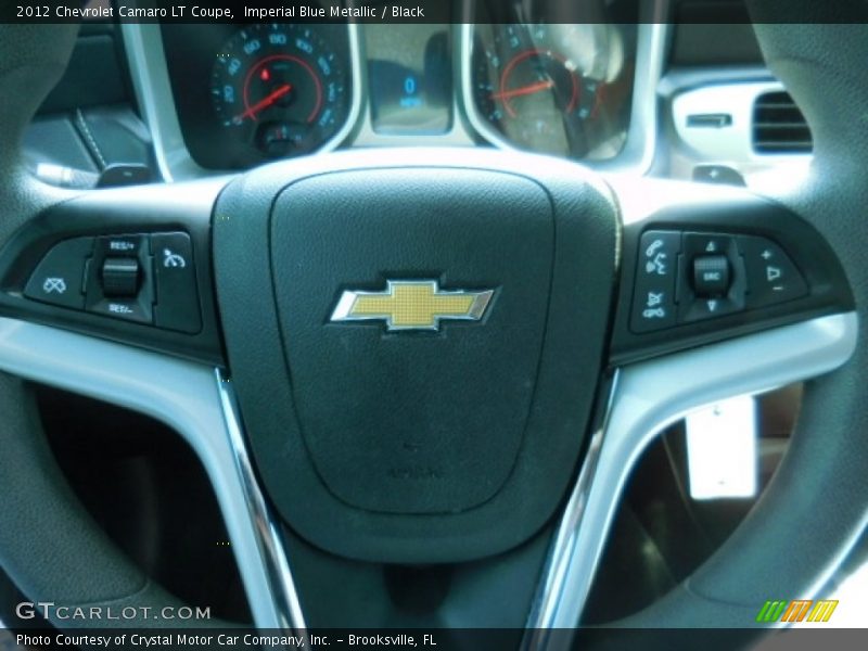 Imperial Blue Metallic / Black 2012 Chevrolet Camaro LT Coupe