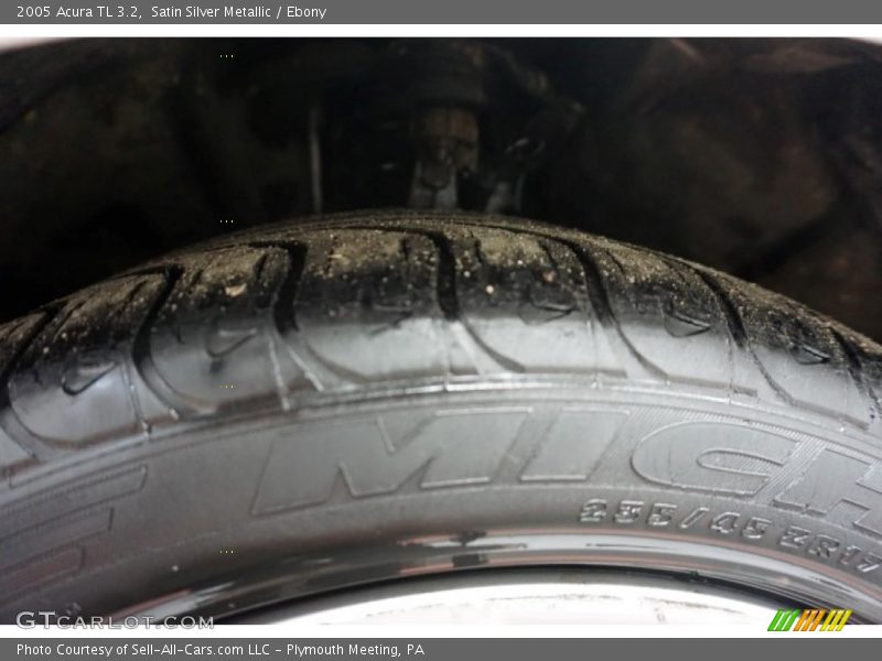 Satin Silver Metallic / Ebony 2005 Acura TL 3.2