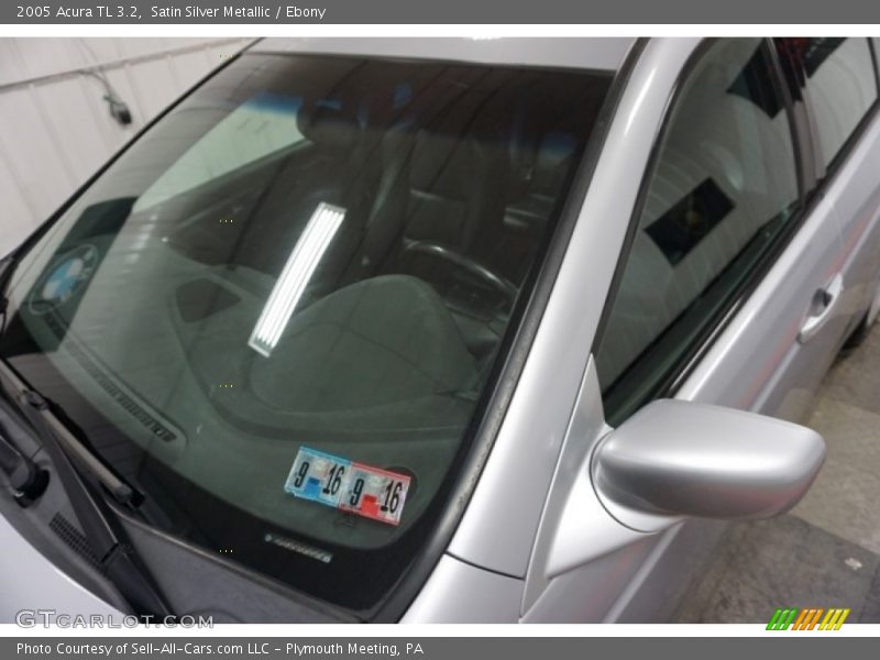 Satin Silver Metallic / Ebony 2005 Acura TL 3.2