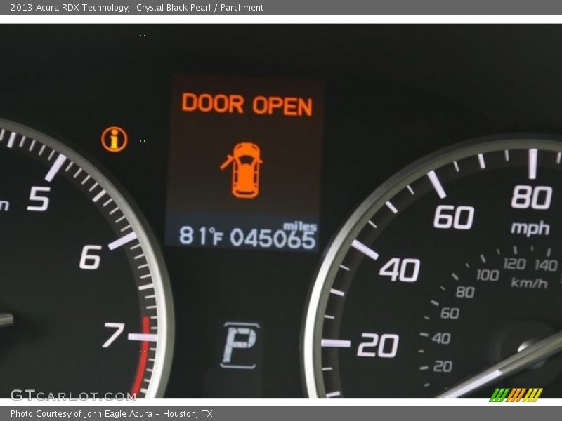 Crystal Black Pearl / Parchment 2013 Acura RDX Technology