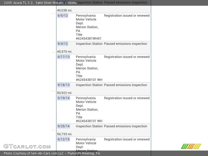 Satin Silver Metallic / Ebony 2005 Acura TL 3.2